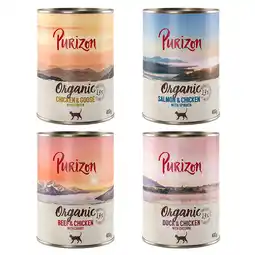 Zooplus 6 x 400gPurizon natvoer - Organic Gemengd pakket: 4 Soorten ( aanbieding
