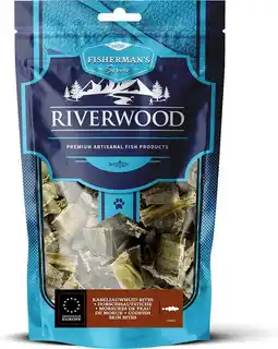 Intratuin Riverwood natuurlijke snack Fisherman's kabeljauwhuid 100 g aanbieding