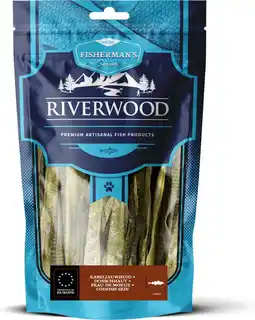 Intratuin Riverwood natuurlijke snack Fisherman's kabeljauwhuid 200 g aanbieding