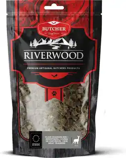 Intratuin Riverwood natuurlijke snack vleestrainers Butcher ree 150 g aanbieding