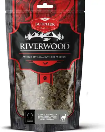 Intratuin Riverwood natuurlijke snack vleestrainers Butcher ree 150 g aanbieding