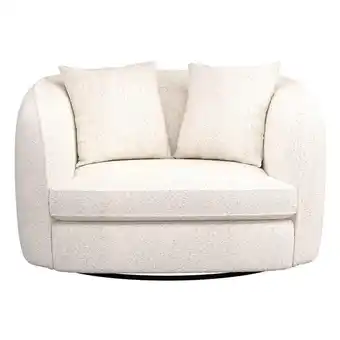 Leen Bakker Loveseat Enzio - stof Wales - crème - Leen Bakker aanbieding