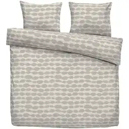 Leen Bakker Dekbedovertrek Alan - beige - 200x220 cm - Leen Bakker aanbieding