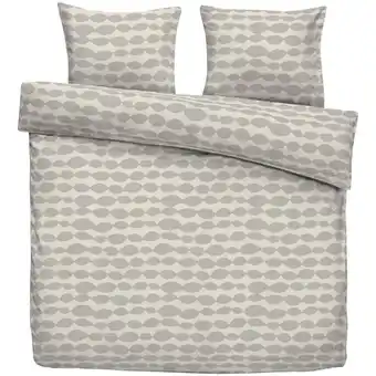 Leen Bakker Dekbedovertrek Alan - beige - 200x220 cm - Leen Bakker aanbieding