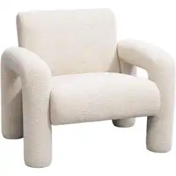 Leen Bakker Fauteuil Puck - crème - Leen Bakker aanbieding