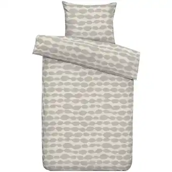 Leen Bakker Dekbedovertrek Alan - beige - 140x220 cm - Leen Bakker aanbieding