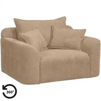 Leen Bakker Loveseat Elsa - stof Anthology - taupe - Leen Bakker aanbieding