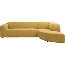 Leen Bakker Hoekbank Astoria rechts - Venro - okergeel - Leen Bakker aanbieding