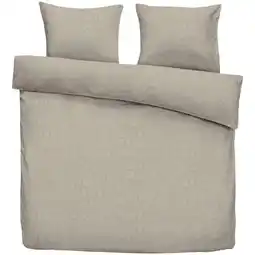 Leen Bakker Dekbedovertrek Kiki - beige - 240x220 cm - Leen Bakker aanbieding