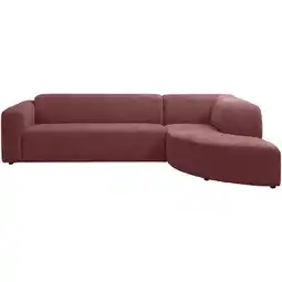 Leen Bakker Hoekbank Astoria rechts - Venro - wijnrood - Leen Bakker aanbieding