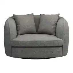 Leen Bakker Loveseat Enzio - stof Wandy - grijs - Leen Bakker aanbieding