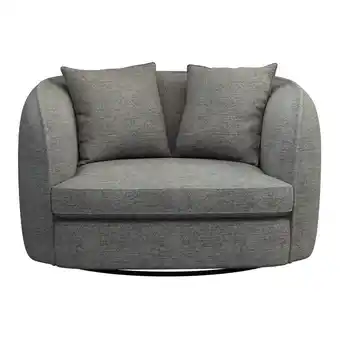 Leen Bakker Loveseat Enzio - stof Wandy - grijs - Leen Bakker aanbieding