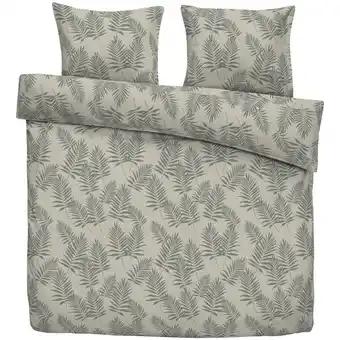 Leen Bakker Dekbedovertrek Lewis - zand/taupe - 240x220 cm - Leen Bakker aanbieding