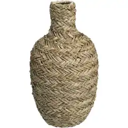 Leen Bakker Vaas Maiz - naturel - 38xØ20 cm - Leen Bakker aanbieding