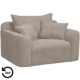 Leen Bakker Loveseat Elsa - stof Anthology - beige - Leen Bakker aanbieding