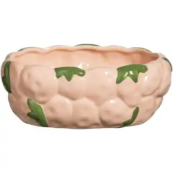 Leen Bakker Schaal Aardbei - roze - 7,5x19,2x13,8 cm - Leen Bakker aanbieding