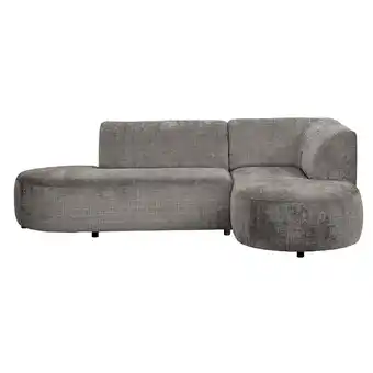 Leen Bakker Hoekbank Luna rechts - stof Cremona - taupe - Leen Bakker aanbieding