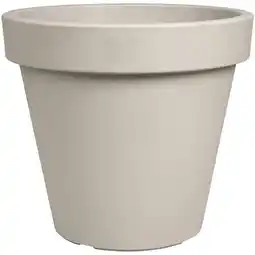 Leen Bakker Bloempot Finn - zand - Ø50 cm - Leen Bakker aanbieding