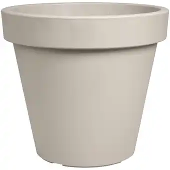 Leen Bakker Bloempot Finn - zand - Ø50 cm - Leen Bakker aanbieding