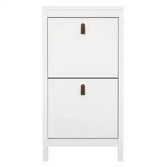 Leen Bakker Schoenenkast Madeira - wit - 102,9x53,8x24,6 cm - Leen Bakker aanbieding