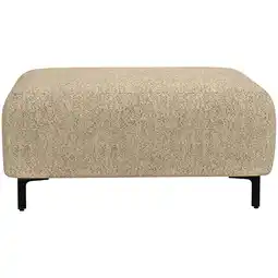 Leen Bakker Hocker Elsa - stof Anthology - taupe - Leen Bakker aanbieding