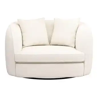 Leen Bakker Loveseat Enzio - stof Sirena - crème - Leen Bakker aanbieding