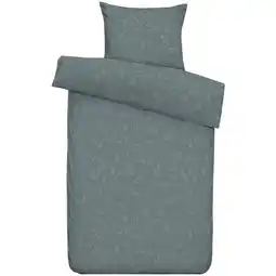 Leen Bakker Dekbedovertrek Vedor - grijs/blauw - 140x220 cm - Leen Bakker aanbieding