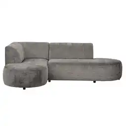 Leen Bakker Hoekbank Luna links - stof Cremona - taupe - Leen Bakker aanbieding