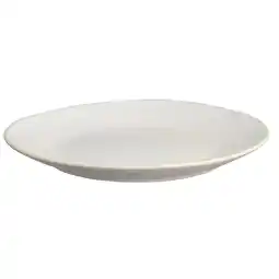 Leen Bakker Dinerbord Esti - wit stoneware - Ø26,5 cm - Leen Bakker aanbieding