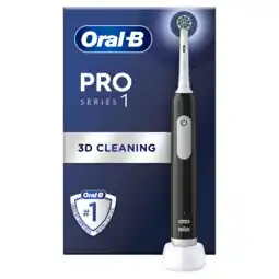 MediaMarkt Oral-b Elektrische Tandenborstel Pro 1 Zwart Elektrische aanbieding