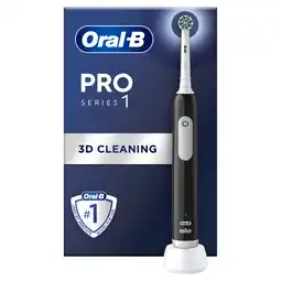 MediaMarkt Oral-b Elektrische Tandenborstel Pro 1 Zwart Elektrische aanbieding