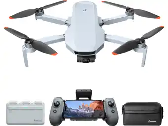 MediaMarkt Potensic Atom 2 Fly More Combo Drone Grijs aanbieding