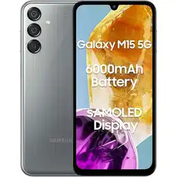Bol.com Samsung - Galaxy M15 5G - 128GB - Grijs aanbieding