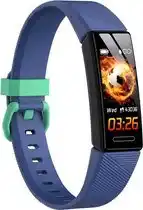 Bol.com Smartwatch Kinderen - Waterdicht - Hartslag - Slaap Monitor - Blauw aanbieding