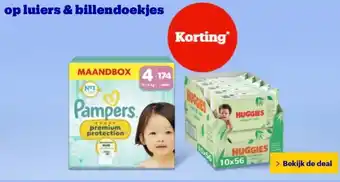 Bol.com op luiers & billendoekjes aanbieding