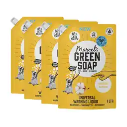 Plein.nl 4x Marcel's Green Soap Wasmiddel aanbieding