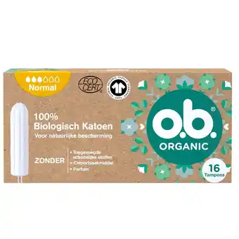 Plein.nl OB Organic Cotton Normaal 16 stuks aanbieding