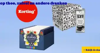 Bol.com op thee, zuivel en andere dranken aanbieding