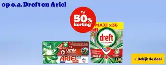 Bol.com op o.a. Dreft en Ariel aanbieding