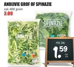 De Boerenschuur Andijvie grof of spinazie aanbieding
