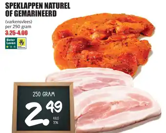 De Boerenschuur Speklappen naturel of gemarineerd aanbieding