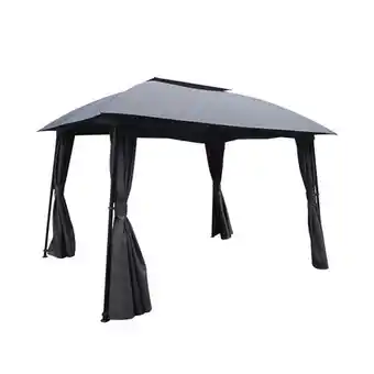 Praxis Central Park partytent Brize staal grijs 300x360cm aanbieding