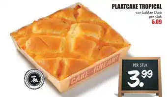 De Boerenschuur Plaatcake tropical aanbieding