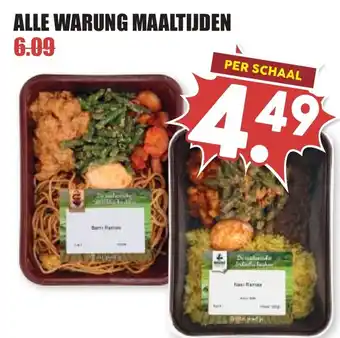 De Boerenschuur Alle warung maaltijden aanbieding