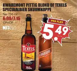De Boerenschuur Kwaremont pittig blond of texels speciaalbier skuumkoppe aanbieding