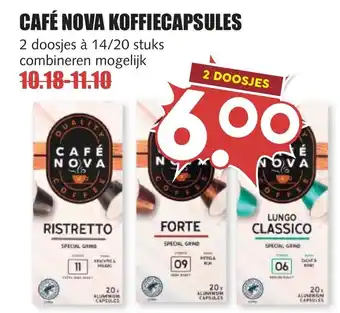 De Boerenschuur Café nova koffiecapsules aanbieding