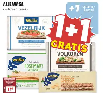 De Boerenschuur Alle wasa aanbieding
