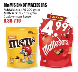De Boerenschuur M&m's en of maltesers aanbieding