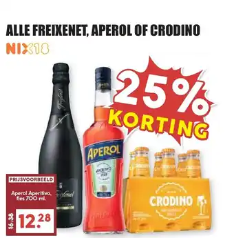 De Boerenschuur Alle freixenet, aperol of crodino aanbieding