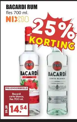 De Boerenschuur Bacardi rum aanbieding